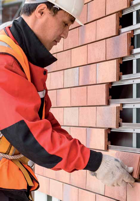 Stroher Brick to click cladding system